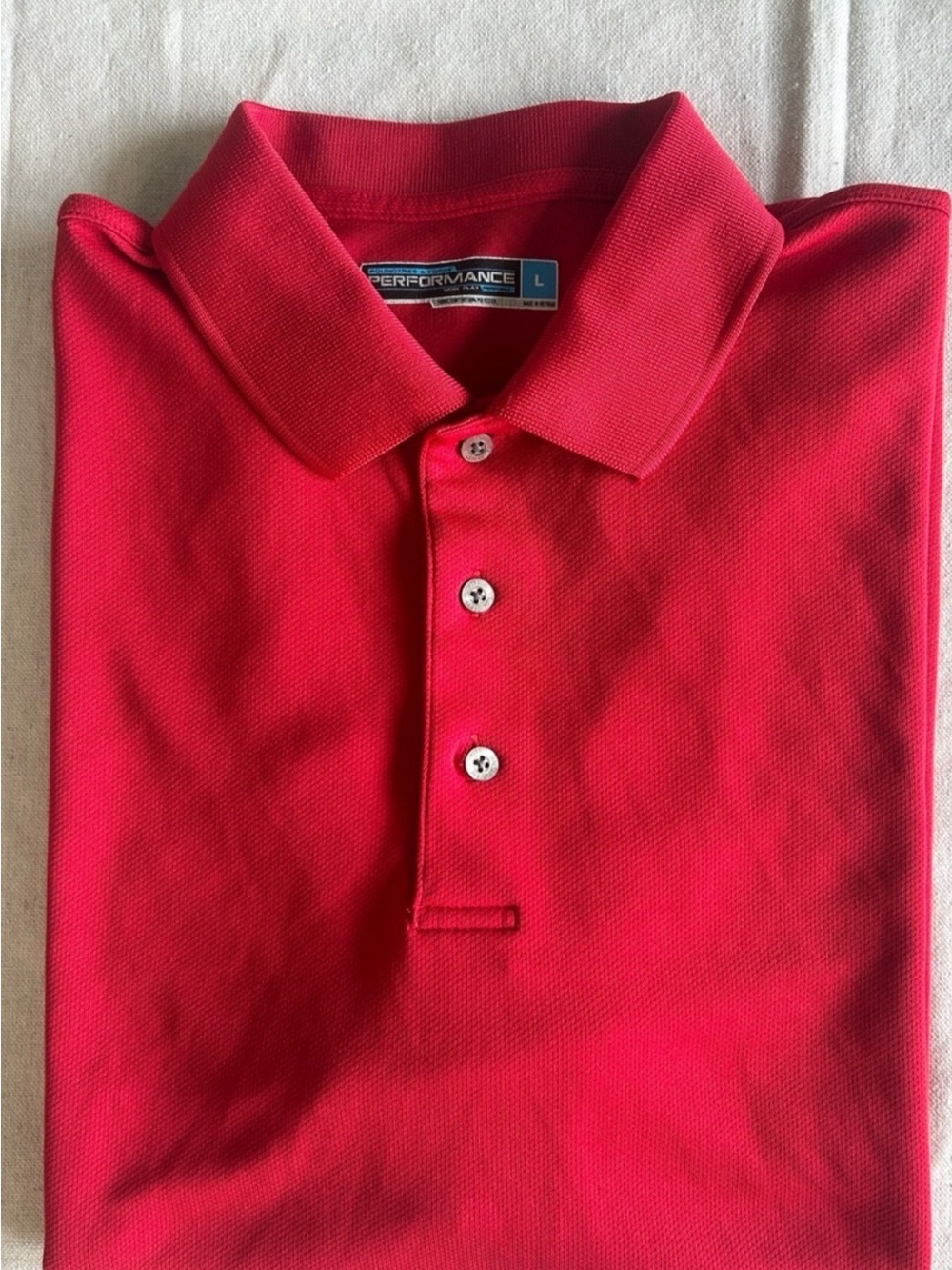 Roundtree & Yorke Men's Red Polo Shirt
(M-6)